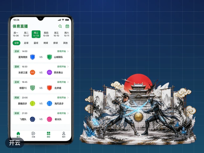 下载开云 APP，随时随地看比赛